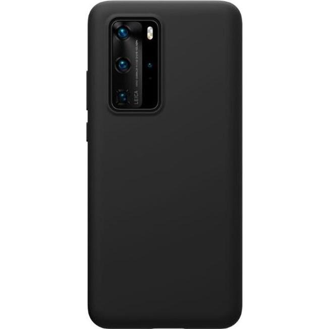 Nillkin Flex Pure Series Silikon Hülle (Huawei P40 Pro+), Smartphone Hülle, Schwarz