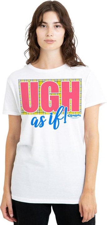 Actual product image Clueless Unisex Adult Ugh As If T-Shirt (M)