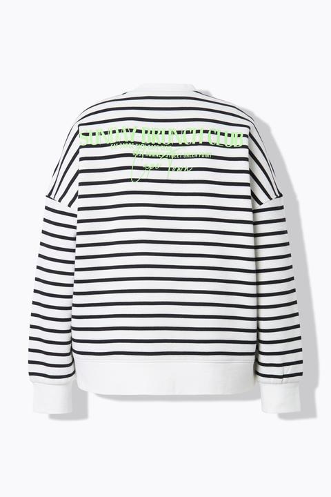 Produktbild Studio Untold Sweatshirt, oversized, Ringel, Statement (50, 52)