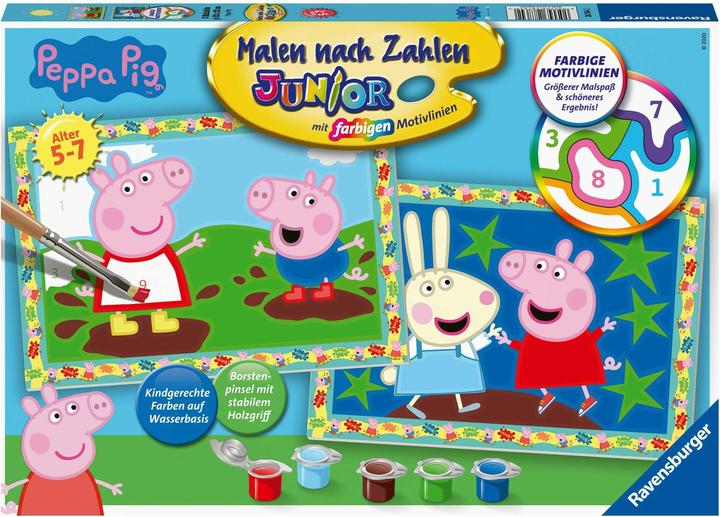 Actual product image Ravensburger Painting by numbers 28764 - Peppa Pig - Children 5-7 years