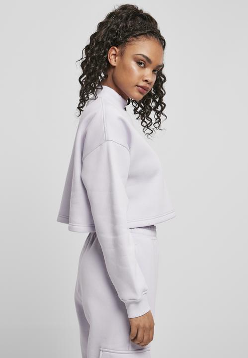 Actual product image Urban Classics Ladies Cropped Oversized Sweat High Neck Crew - 14225 (L)