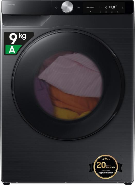 Actual product image Samsung Ai Control Slim Waschtrockner60cm, 5kg9Kg, Schwarz, A