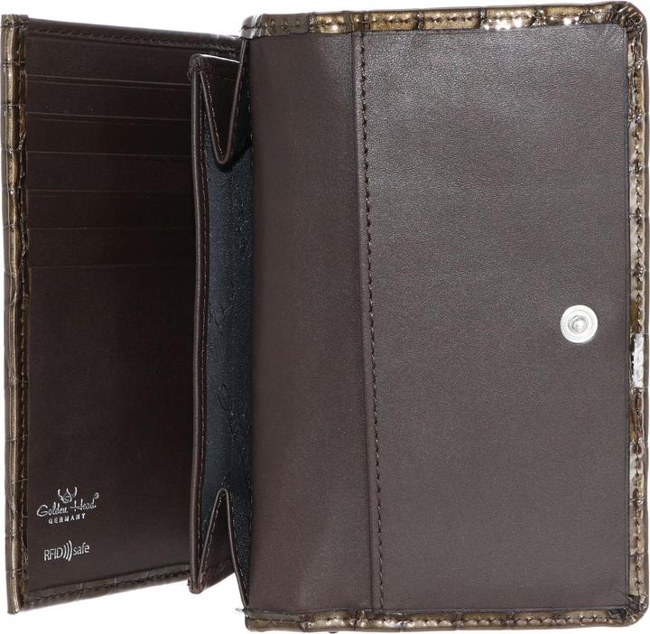Actual product image Golden Head Cayenne wallet RFID leather 14 cm