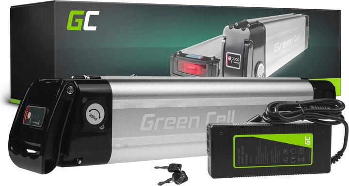 Actual product image GreenCell Battery Silverfish 36V 10.4Ah 374Wh for E-Bike Pedelec - Battery - 10,400 mAh