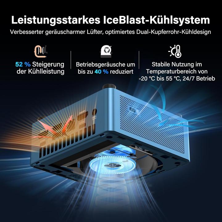 Produktbild Geekom Mini PC IT12 2025 Edition mit Intel i7-1280P (512 GB, 16 GB, Intel Core i5-12450H)