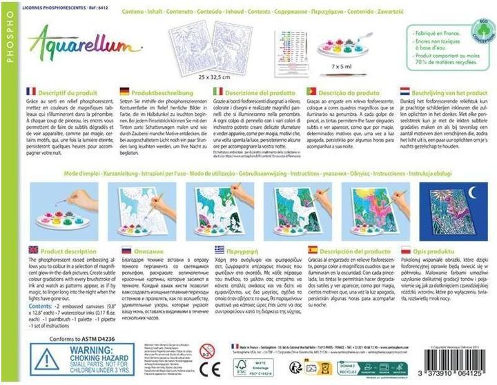 Image du produit Sentosphere Aquarellum Phospho Licornes