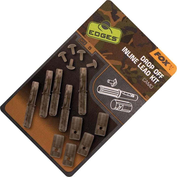 Actual product image Fox Rage Edges Camo Inline Lead Drop Off Kit