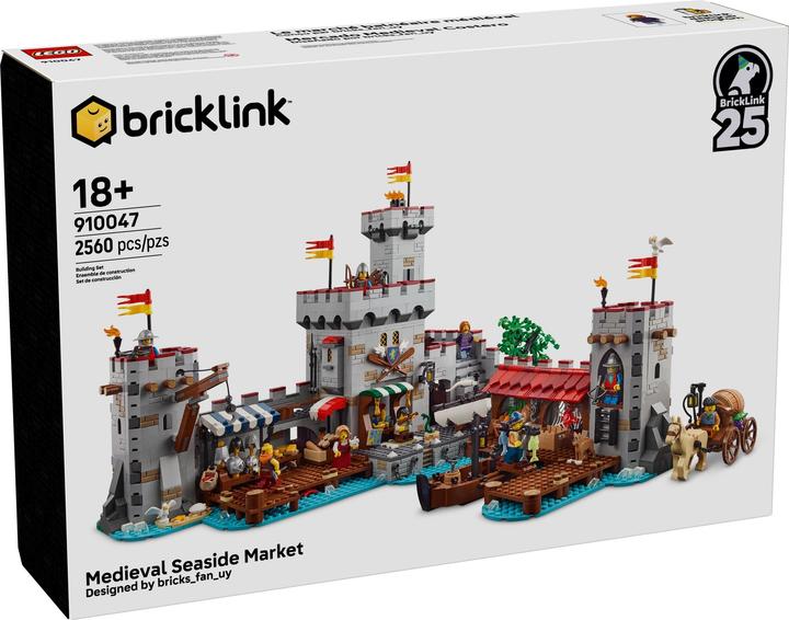 LEGO Bricklink - Markt am Meer im Mittelalter (910047, LEGO DC)