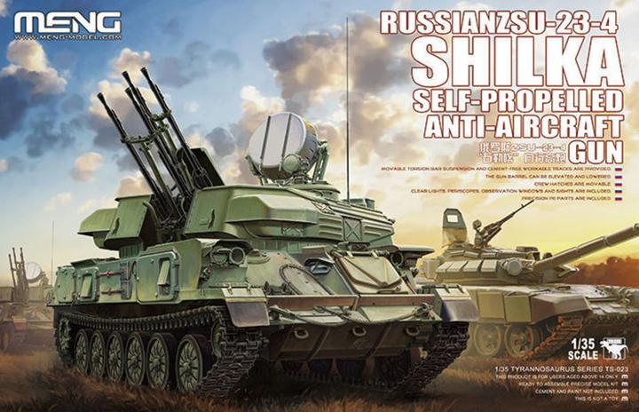 Actual product image Meng-Model Russian ZSU-23-4 Shilka Self-Propelled Anti-Aircraft Gun