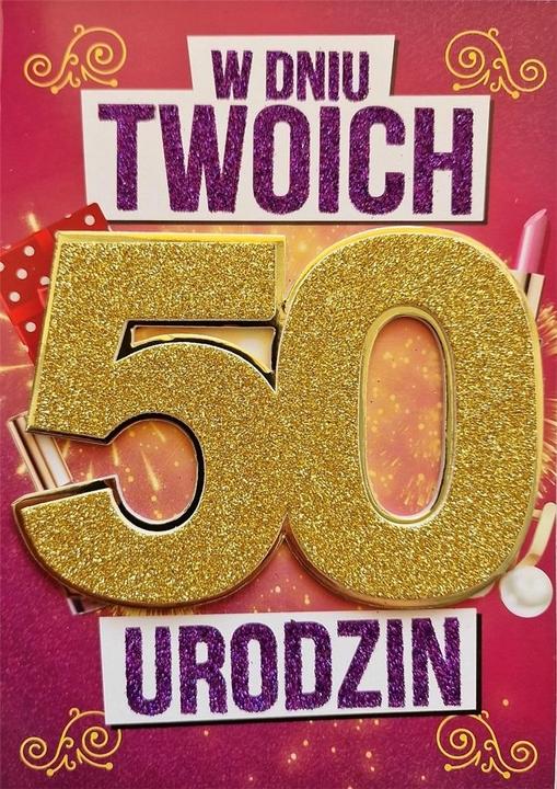 Produktbild Yeku Geburtstagskarte zum 50. Geburtstag für Frauen (1 Stk.)