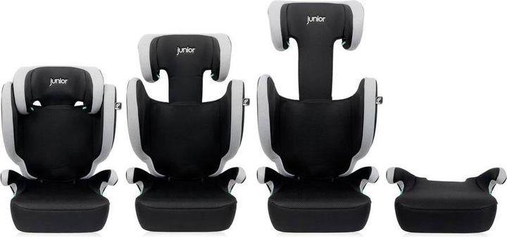 Actual product image Petex Basic Plus 1601 grey HDPE according to ECE R129 Child seat grey (Child seat, ECE R129/i-Size Standard)