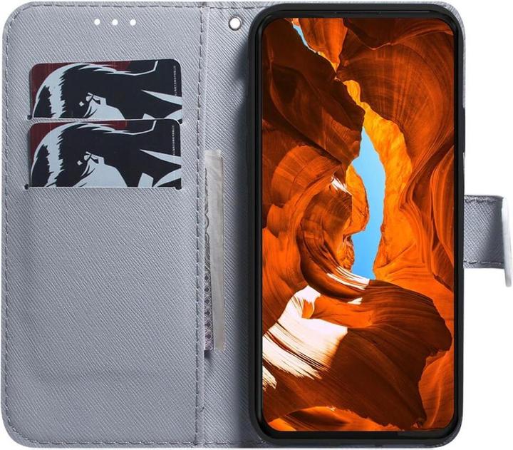 Produktbild Cover-Discount Google Pixel 7a - Leder Hülle Blüten (Google Pixel 7a)