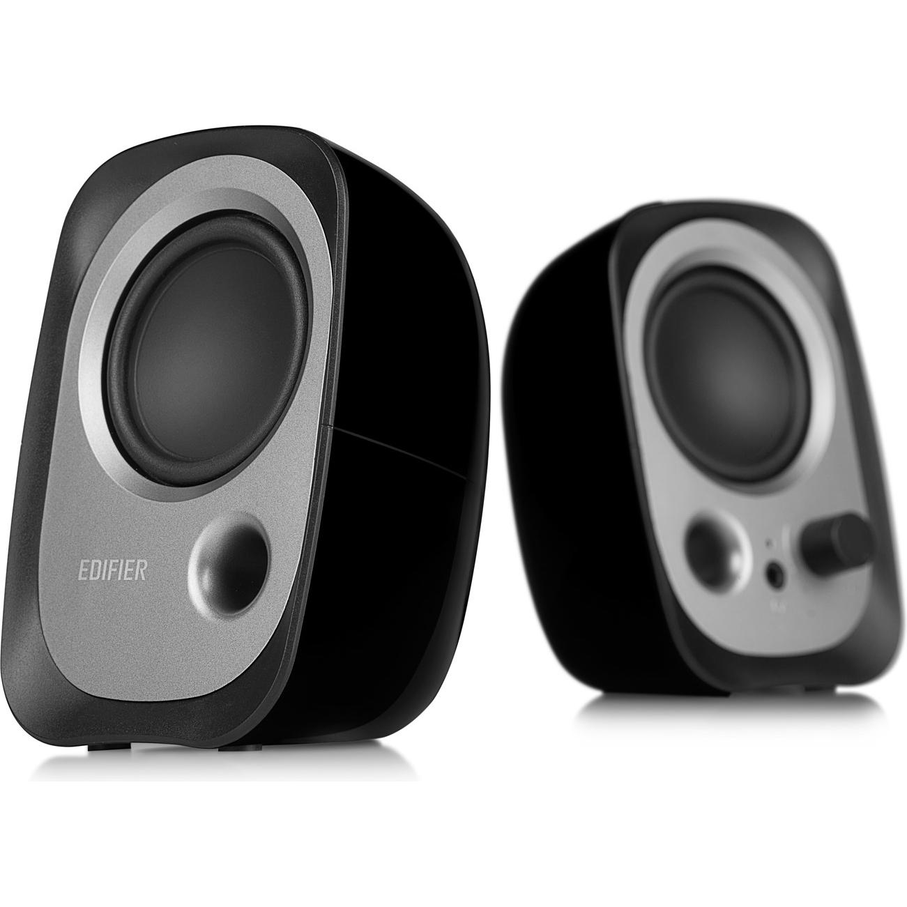 Edifier R12U 2.0, PC Lautsprecher, Schwarz