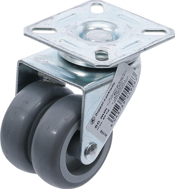 BGS Doppel-Lenkrolle