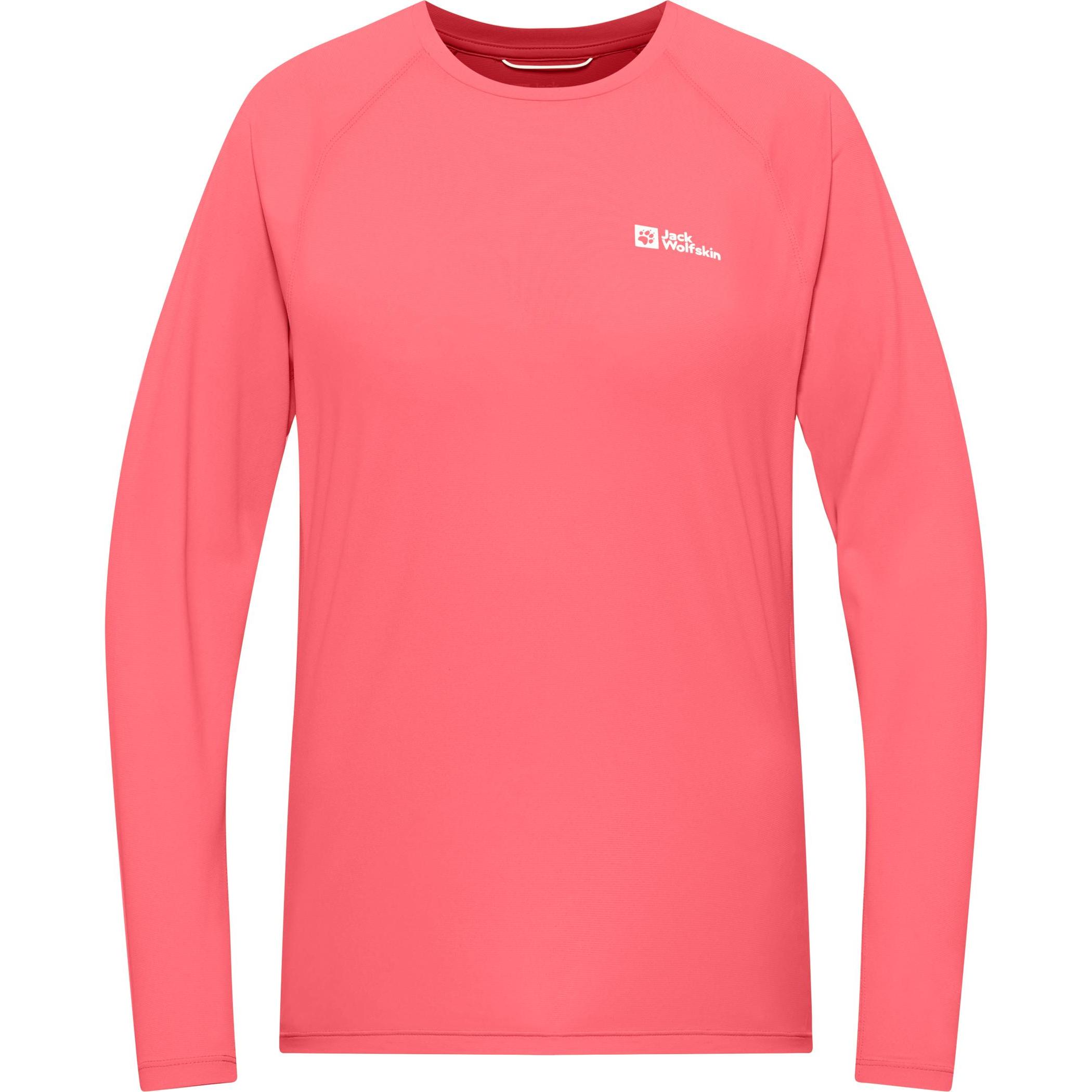 Jack Wolfskin, Damen, Sportshirt, Prelight Swift Ls W (XS), Orange, XS