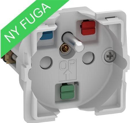 Produktbild LK FUGA-Steckdose 2-polig mit Stifterde 1 Modul, ohne Abdeckung