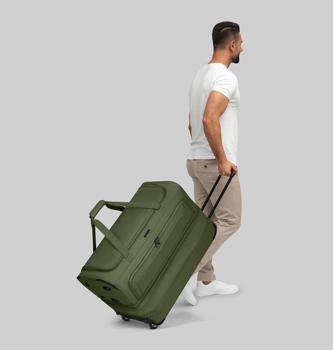 Immagine prodotto Redolz Borsa da viaggio Duffle Essentials a 2 ruote da 70 cm con piega ad espansione (86 l)