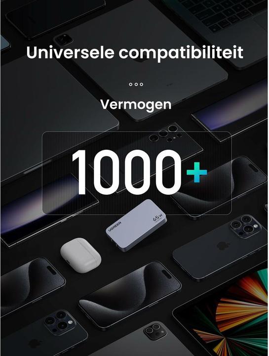 Productafbeelding Ugreen Nexode Pro (65 W, 3 ports)
