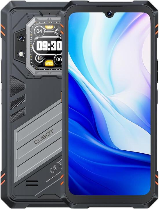 Cubot Smartphone with 6.72-inch FHD+ display, 24 GB RAM, 256 GB ROM, 100 MP camera, Android 14 (256 GB, Black, 6.72", Dual SIM, 5G)