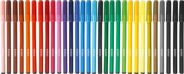 Actual product image Herlitz Fibre-tip pens, 30-count cardboard box (Mixed colours, 30 x)
