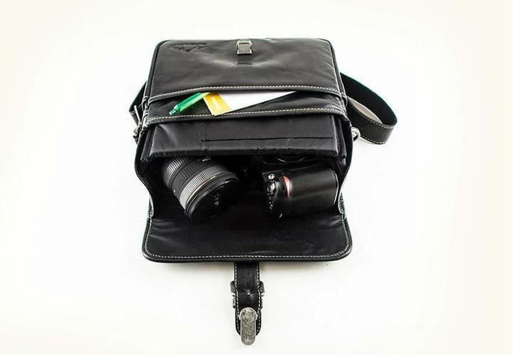 Actual product image Alpenleder Camera bag press (Camera shoulder bag, 10.09 l)
