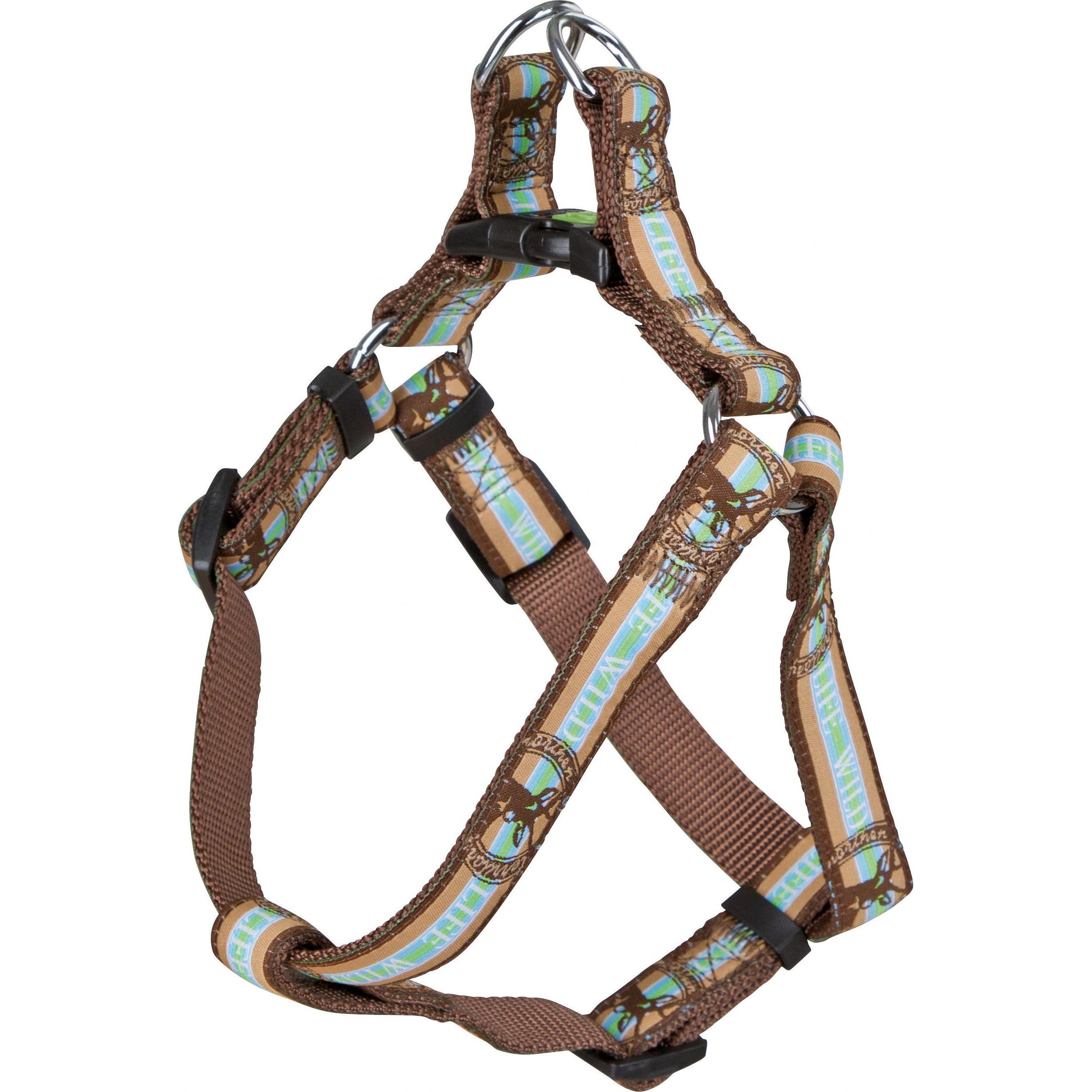 Kerbl Geschirr Wild Life braun, 25-45cm/20mm (Hund, Hundesport), Halsband + Leine