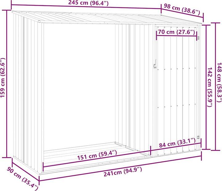 Produktbild vidaXL Gerätehaus