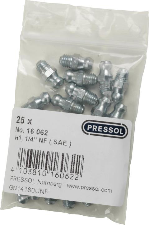 Image du produit Pressol Graisseur à tête sphérique H1-droit, 1/4'-UNF