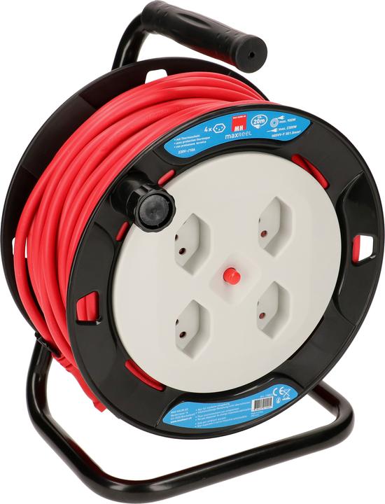 Max Hauri maxReeL 4x type 13, H05VV-F3G1.0 (20 m, 1 mm²² mm)