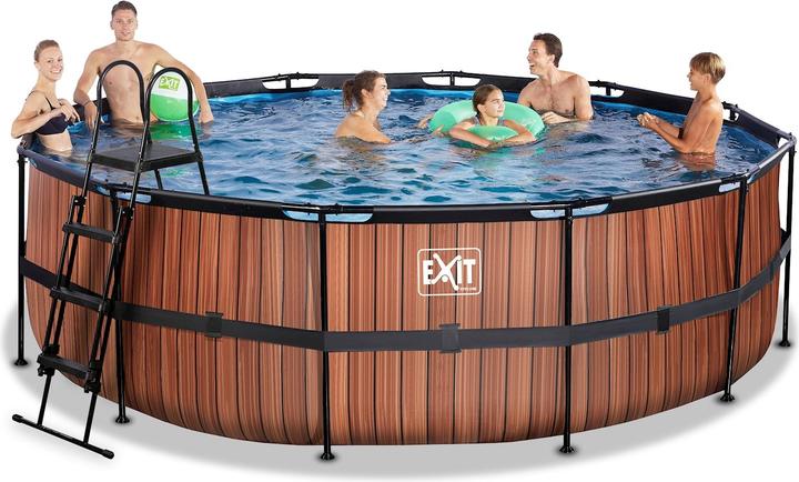 Actual product image Exit Frame pool round 450x122 cm with sand filter pump (450 x 122 cm)