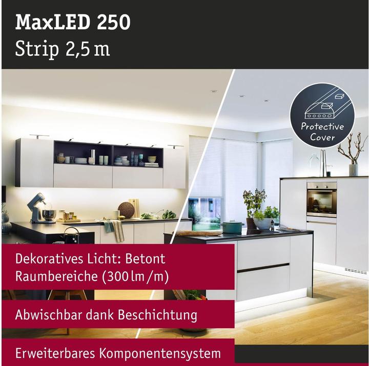 Produktbild Paulmann MaxLED 250 Stripe (Weiss, 250 cm, Indoor)