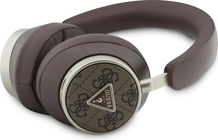 Actual product image Guess Headphones 4G Triangle Logo Bluetooth ENC brown (45 h, Wireless)
