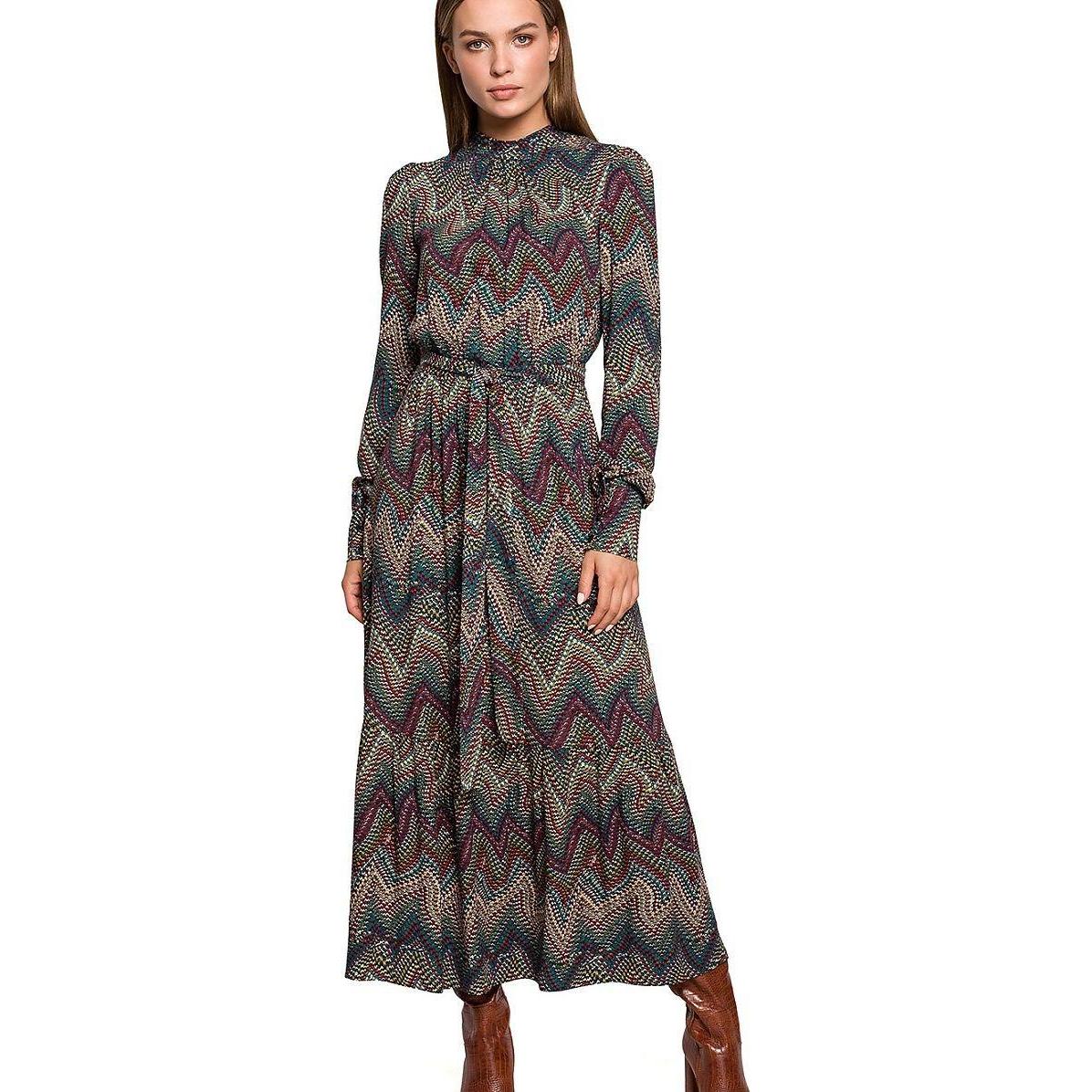 Stylove, Damen, Kleider, Alltagskleid, Mehrfarbig, (M)
