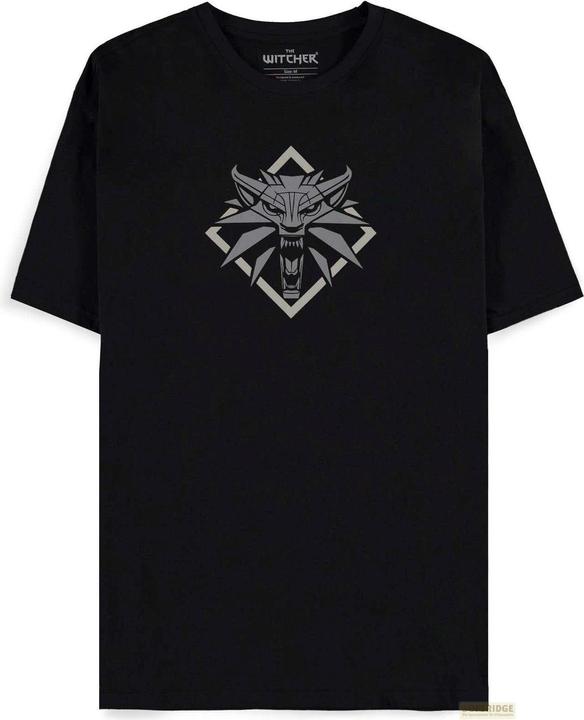 Immagine prodotto Difuzed Maglietta The Witcher Medaglione del Lupo taglia L (L)