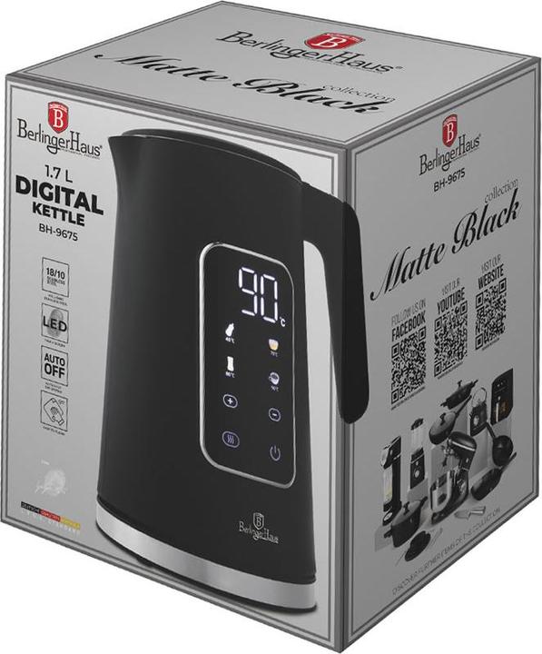 Produktbild BerlingerHaus Black Vantage Collection (1.70 l, CH-Stecker)