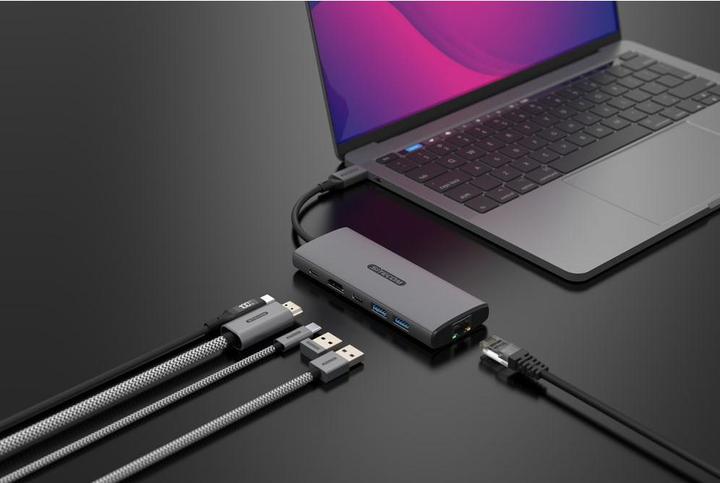 Actual product image Sitecom CN-5506 (USB-C, 6 Ports)