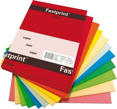 Quantore Kopierpapier Fastprint A4 160gr 10 Farben x5 Blatt (160 g/m², A4)
