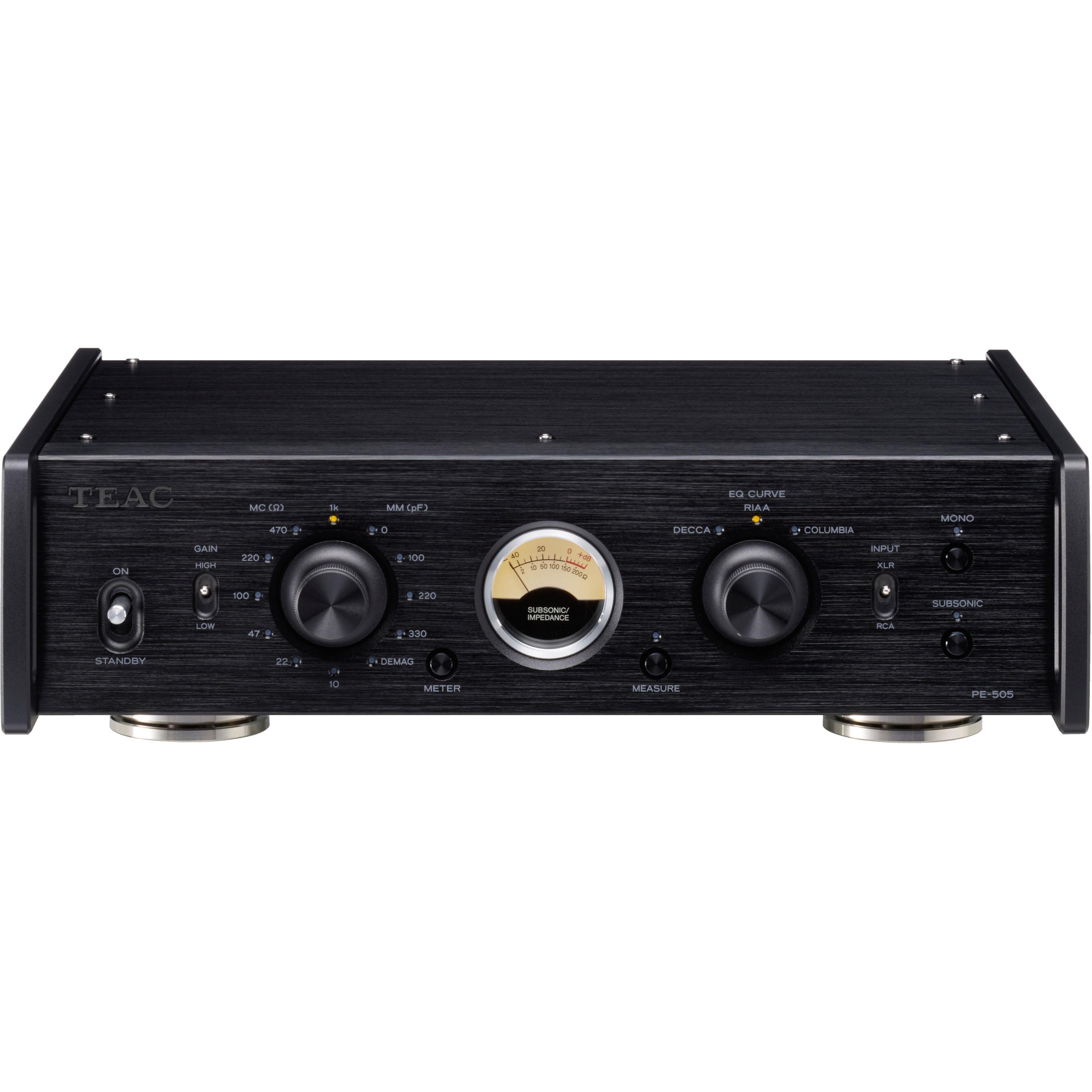 TEAC PE-505 (Fase preliminare), Amplificatore stereo, Nero
