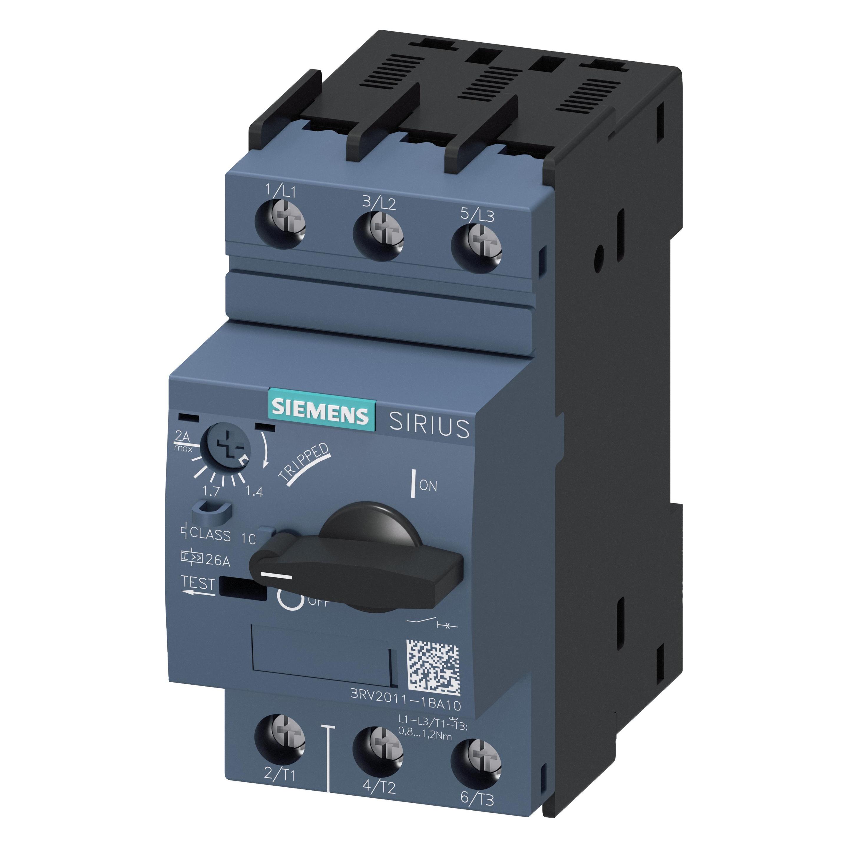 Siemens, FI stroomonderbreker, Stroomonderbreker voor motorbeveiliging 2A