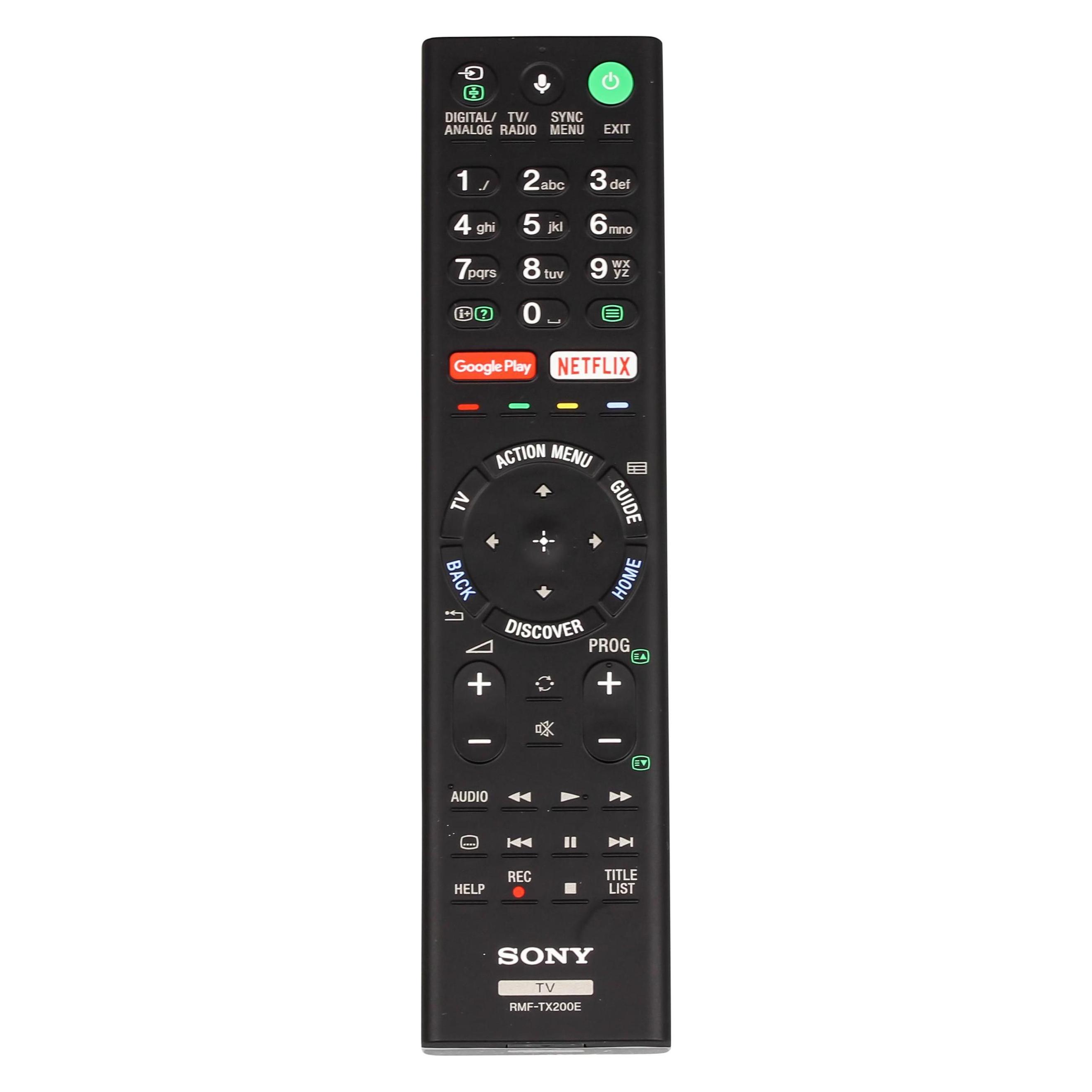 Sony RMF-TX200E Fernbedienung (Gerätespezifische Fernbedienung, Infrarot), Fernbedienung, Schwarz