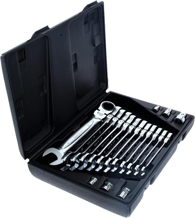 Produktbild KS Tools GEARplus® Gelenk-Ratschenringmaulschlüssel-Satz 50 (19 mm)