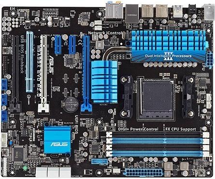 Produktbild ASUS M5a99x Evo R2 (AM3+, AMD 990X, ATX)