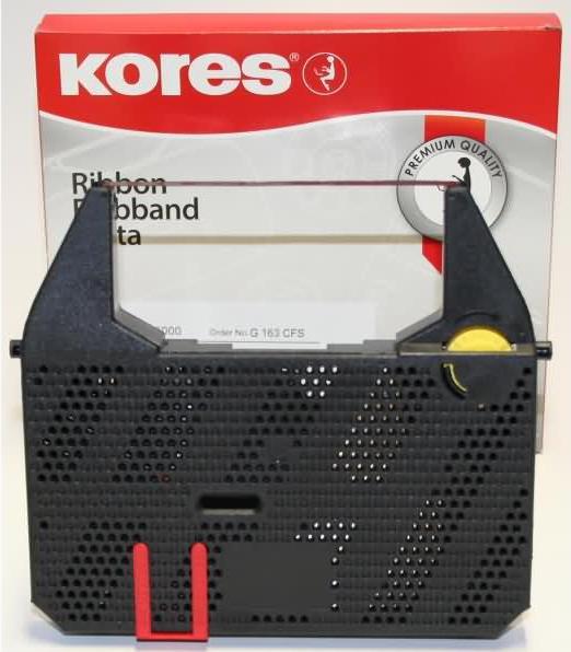 Actual product image Kores Ribbon for OLYMPIA ESW 3000, Carbon, black