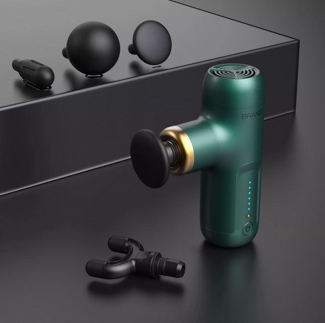 Image du produit PhoneLook Mini Massage Gun BLD-307 6 niveaux de vibration & 4 embouts inclus (6 Marches)