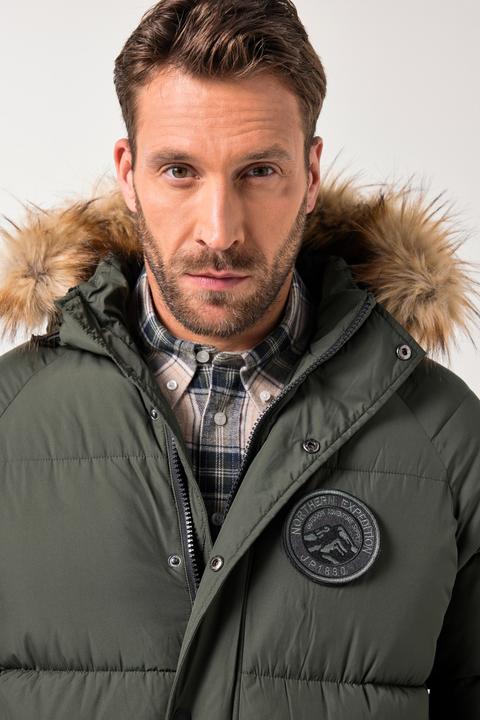 Produktbild JP1880 Stepp-Parka, Kapuze, Webpelz, Badges (5XL)