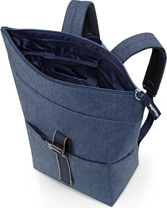 Image du produit reisenthel Sac à dos de loisirs Rolltop backpack Herringbone Dark Blue (22 l)