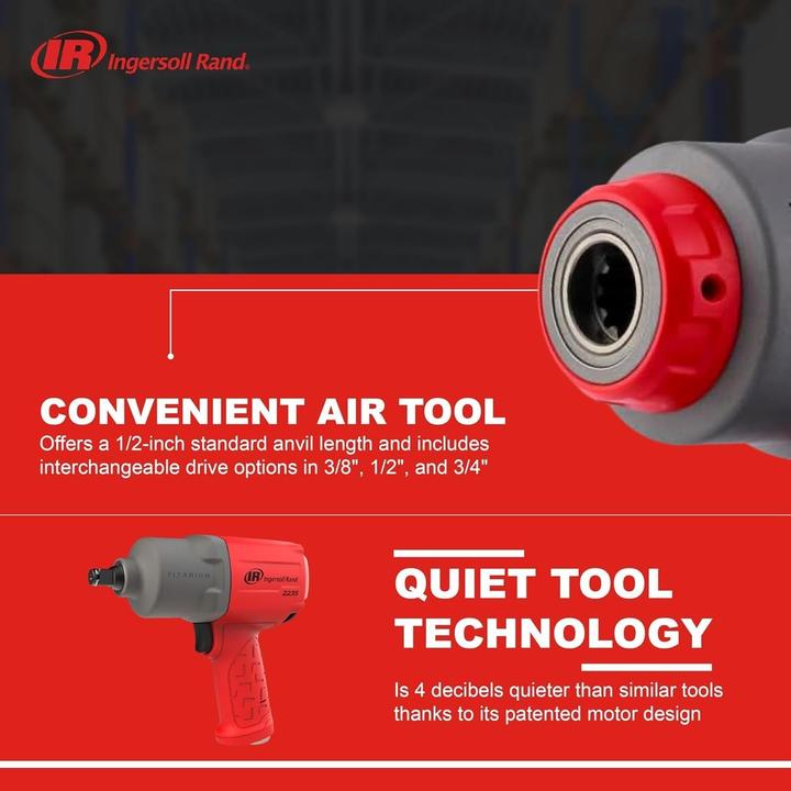 Produktbild Ingersoll 1892 Ingersoll Rand Druckluft-Schlagschrauber 1/2" mit patentiertem DXS2 (2236QTIMAX)