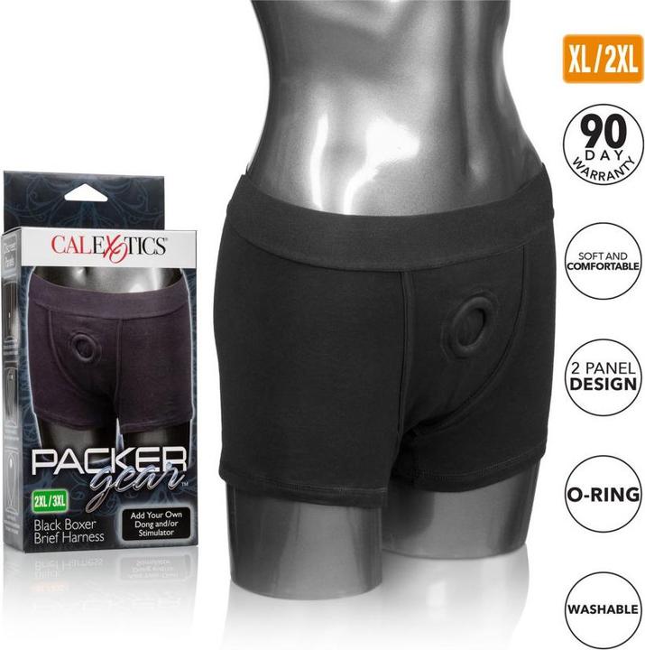 Produktbild CalExotics Packer Gear Black Boxer Brief Harness-M-L
