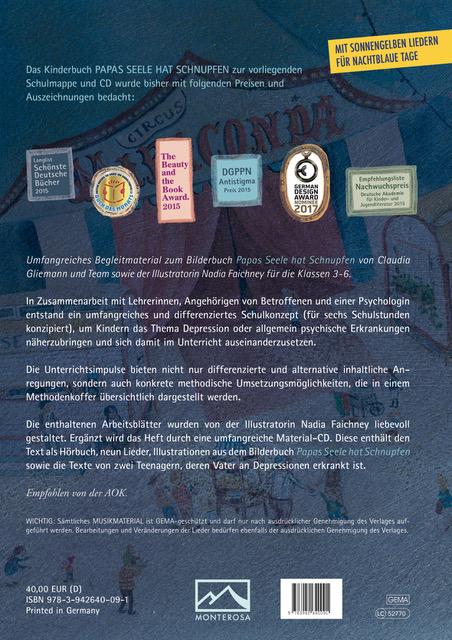 Produktbild Papas Seele hat Schnupfen (Deutsch, Antje Rau, Basti Bund, Christiane Thiemt, Claudia Gliemann, Damaris Rau, Felix Seiffert, Ina Bernard, Miriam Rau, Nadia Faichney, Ronja Geburzky, Sarah Kistner, Stefan Reil, 2016)