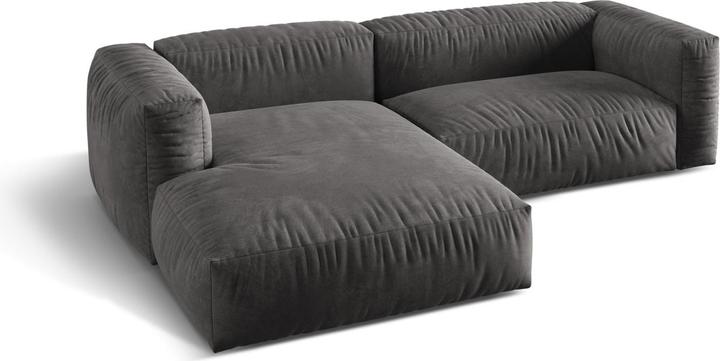 Image du produit Micadoni Canapé D'Angle Gauche Modulaire, "Martina", 2 Places, 283x176x75 Fabriqué en Europe (Canapé modulaire, Canapé d'angle)